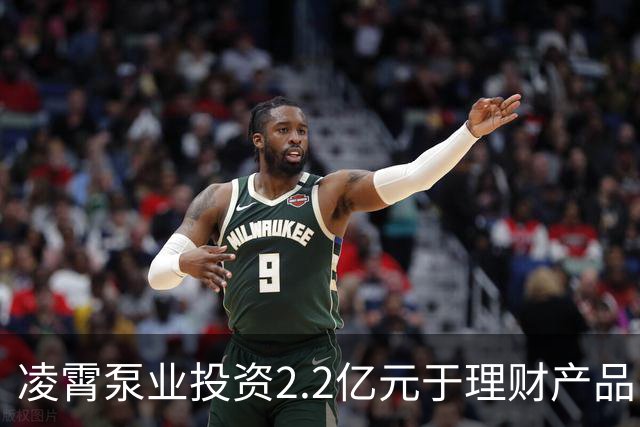 凌霄泵业投资2.2亿元于理财产品以增值闲置资金