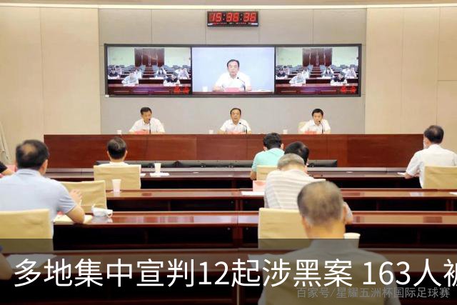 多地集中宣判12起涉黑案 163人被判刑