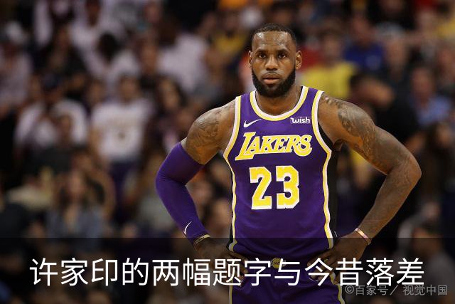 许家印的两幅题字与今昔落差
